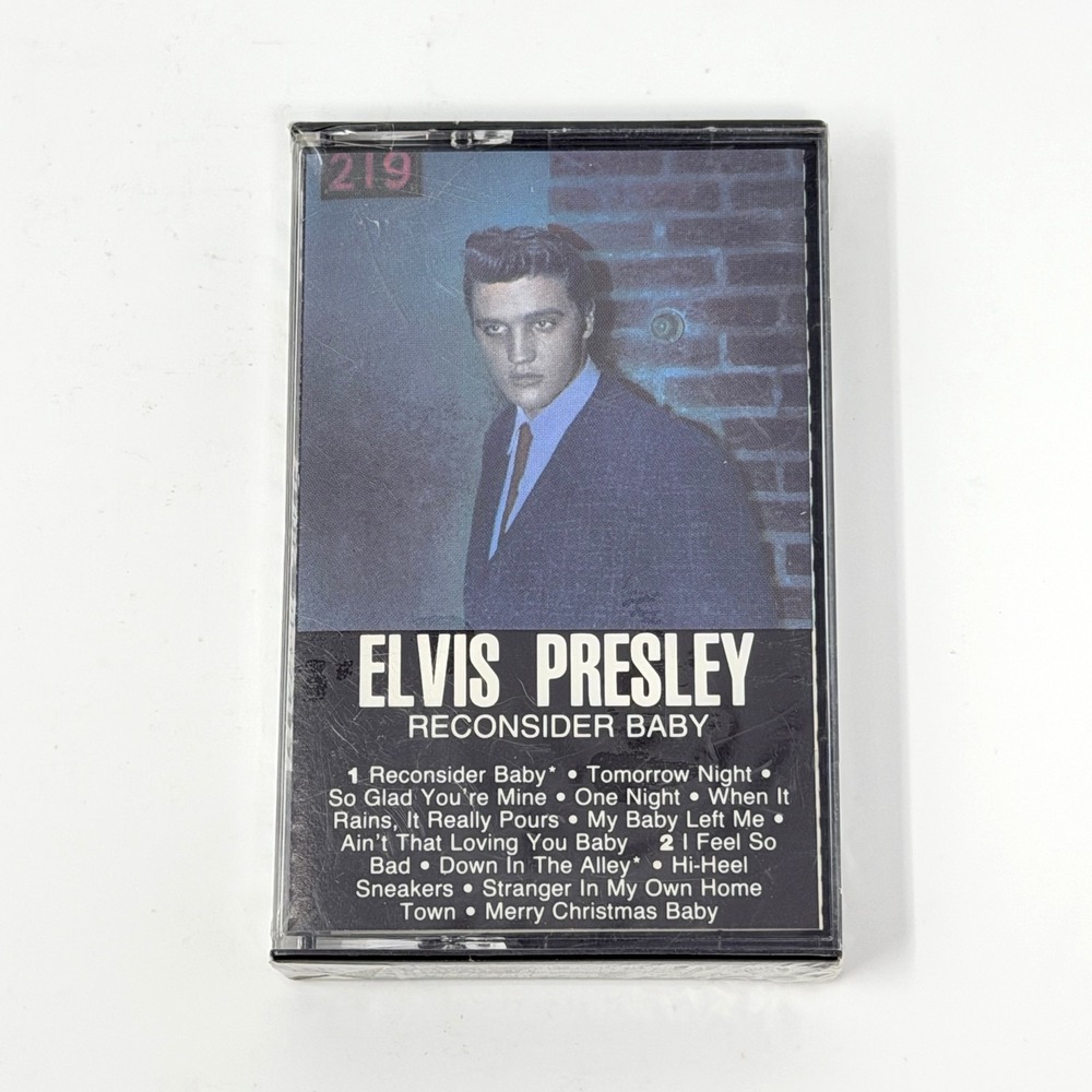 Elvis Presley Reconsider Baby Cassette 1985 RCA AFK1-5418 New Sealed